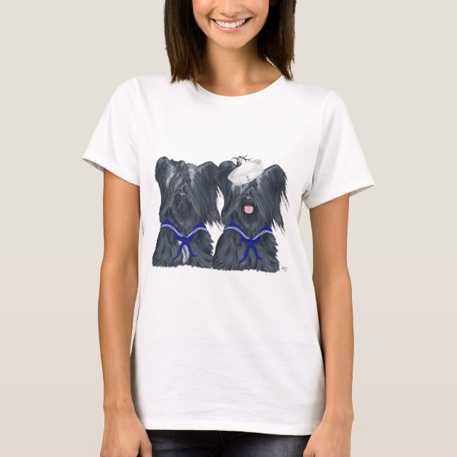 Camiseta Dois Marinheiros Terrier de Skye (Frente)