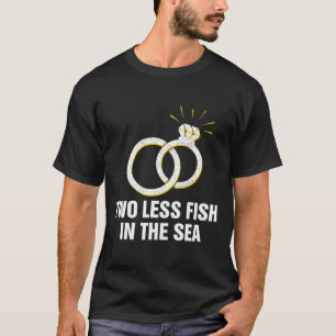 Camiseta Dois Menos Peixes No Mar Pun Casamento Noiva E Noi