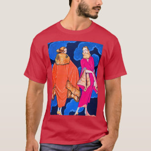 Camiseta Dois na Casaco da manhã