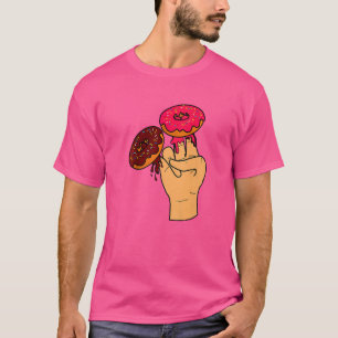 Camiseta Dois Na Rosa, No Adulto Chocante Hu