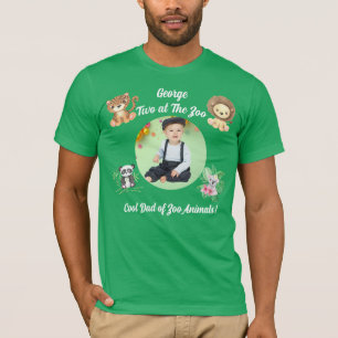 Camiseta Dois no Zoológico Safari Animais da Selva Aniversá
