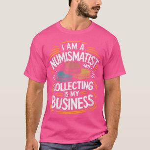Camiseta Dois Numismáticos Numismáticos Para Coleta De Moed