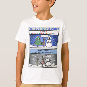 Camiseta Dois palcos do inverno