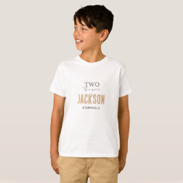 Camiseta Dois Para a Lua | Decoração de Aniversário do Espa