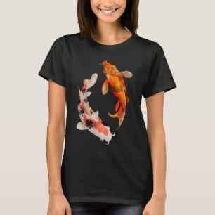 Camiseta Dois peixes Koi japoneses