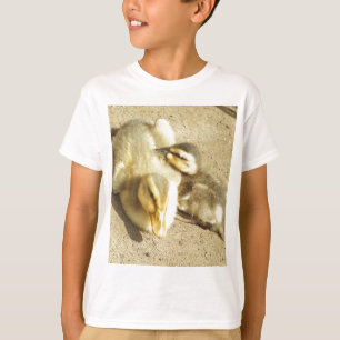Camiseta dois pequenos patos crianças
