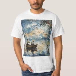Camiseta Dois pescadores num barco