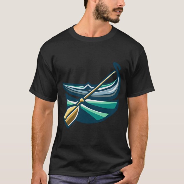 Camiseta Dois primos remando (Frente)