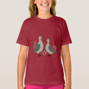 Camiseta Dois Ratos Silvestres Recorte Estêncil Estilo Retr