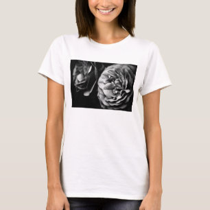 Camiseta dois rosas