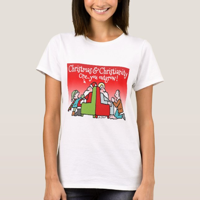 Camiseta DOIS SANTAS: Um que superamos! - (Frente)