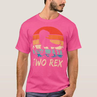 Camiseta Dois segundos aniversários Rex Presente Segundo Di