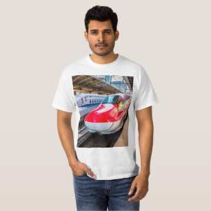 Camiseta Dois Shinkansen na Estação de Tóquio