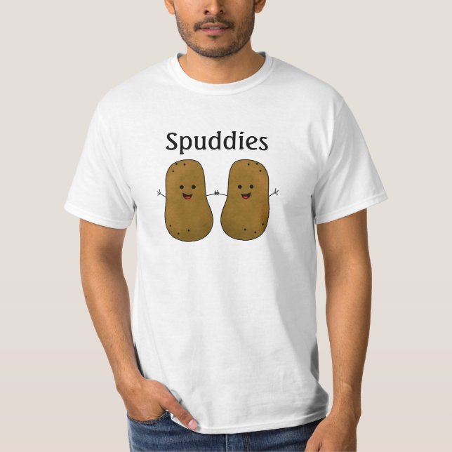 Camiseta Dois Spuddies de Batata (Frente)
