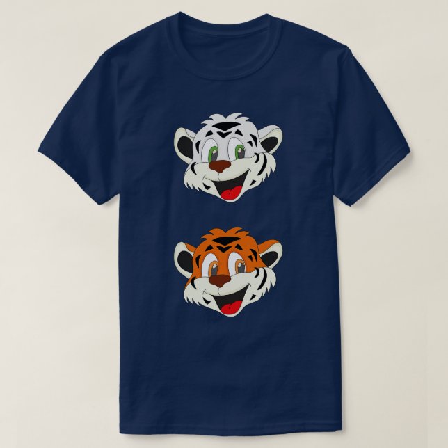 Camiseta Dois Tigres Cortes (Frente do Design)