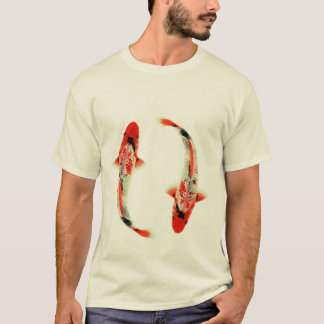 Camiseta Dois vermelho Koi