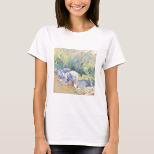 Camiseta Dois Washerwomen (pastel no papel)