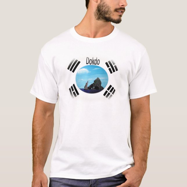 Camiseta Dokdo é bonito - (Frente)