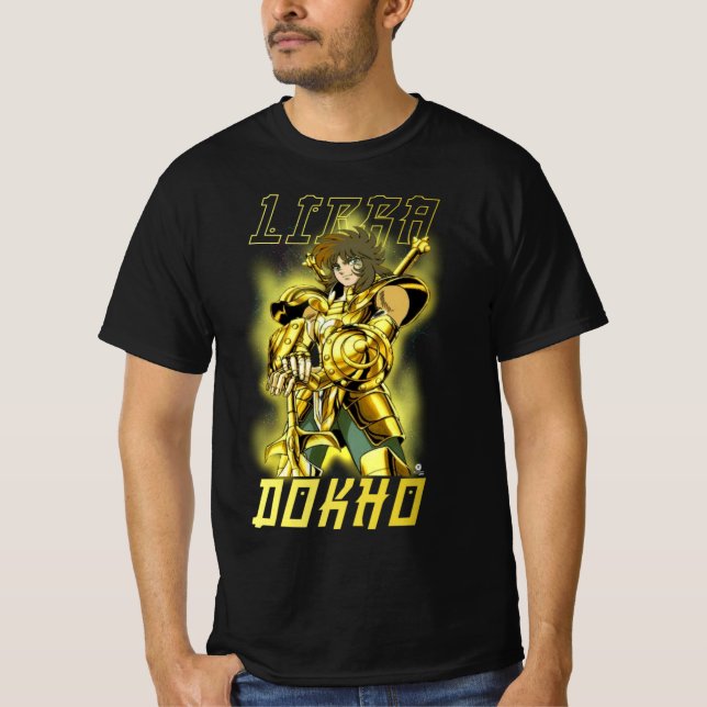 Camiseta Dokho de Libra Knights of the zodiac (Frente)