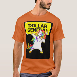 Camiseta Dólar Geral Dólar General Unicorn Dabbing Unis