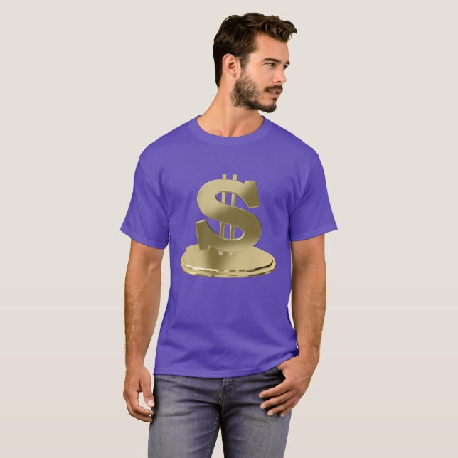 Camiseta dólar ouro (Frente Completa)