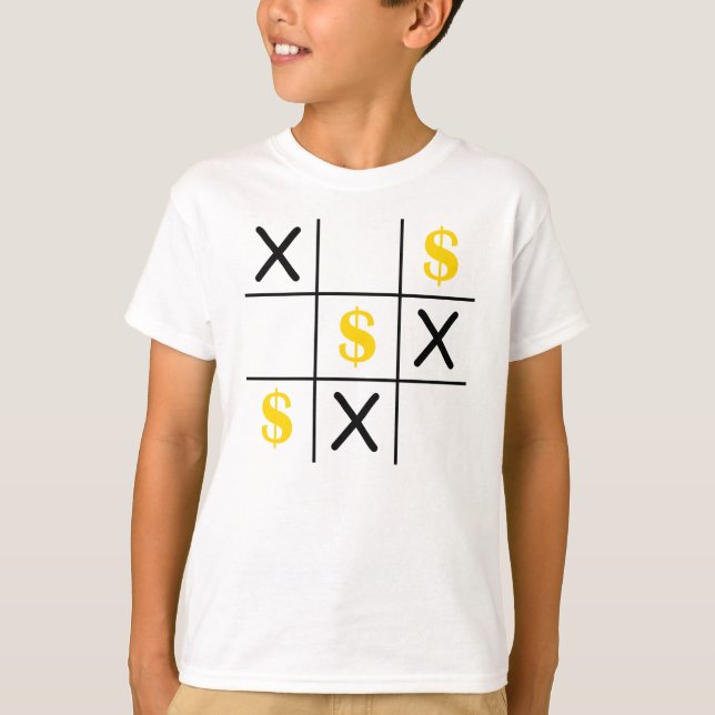 Camiseta Dólar Tic Tac Toe (Frente)