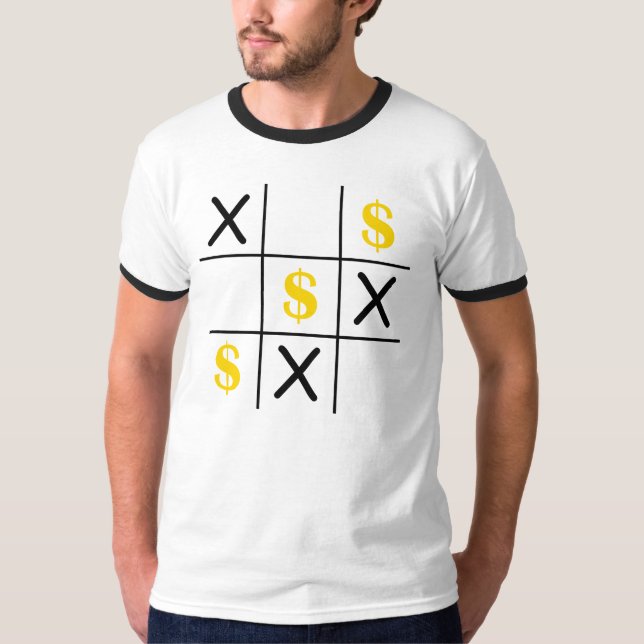 Camiseta Dólar Tic Tac Toe (Frente)