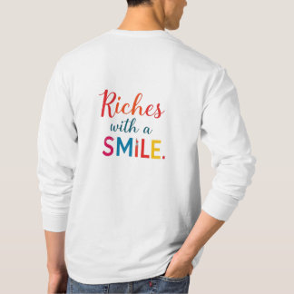 Camiseta Dólares e Chuckles, Riqueza com Sorriso