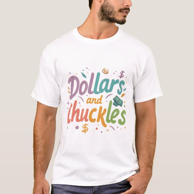 Camiseta Dólares e gaivotas (Frente)