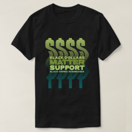 Camiseta Dólares Pretos Importam