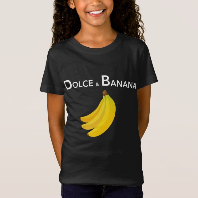 Camiseta Dolce & Banana Funny Fashion Bananas Presente Para (Frente)