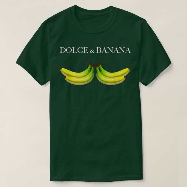 Camiseta Dolce e Banana Vegetariana Fruta Vegan 42 (Frente do Design)
