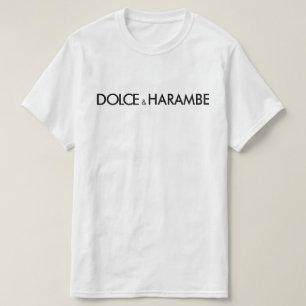 Camiseta dolce e harambe
