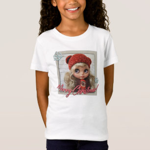 Camiseta Doll, para o natal, o natal, o ano novo