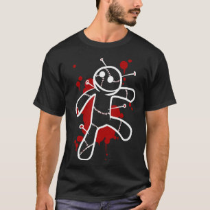 Camiseta Doll Voodoo em Preto