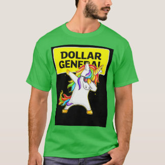 Camiseta Dollar General Dollar General Unicorn Dabbing Unis
