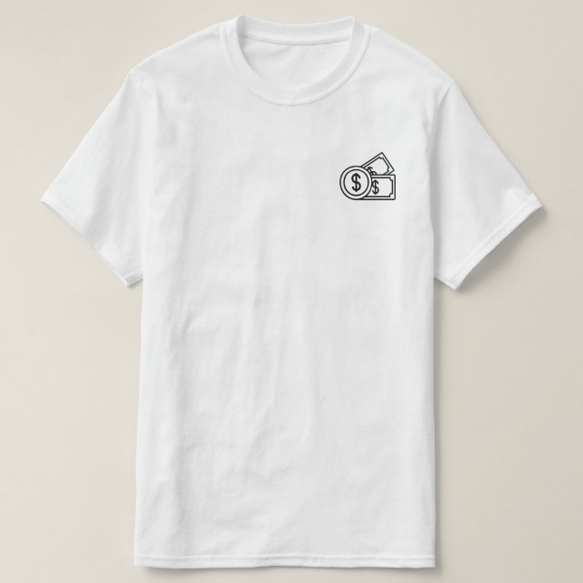CAMISETA DOLLAR T-SHIRT (Frente do Design)