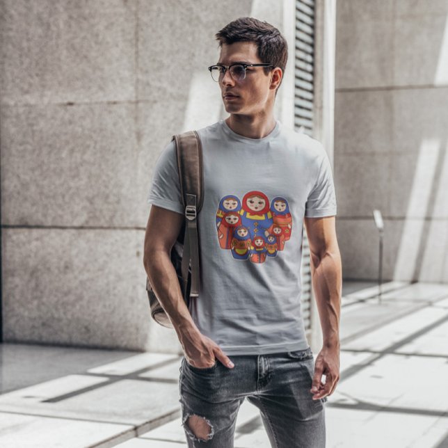 Camiseta Dolls Matryoshka (Criador carregado)