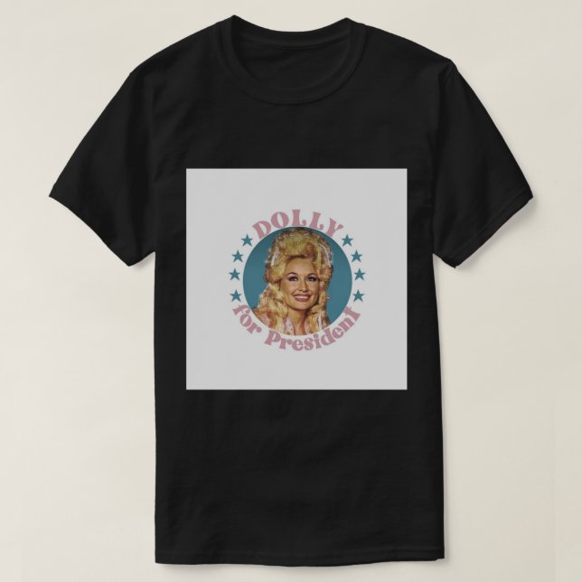 Camiseta Dolly pelo Presidente Pin (Frente do Design)