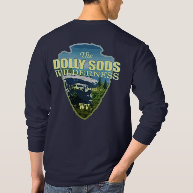 Camiseta Dolly Sods WA (flecha) (Verso)