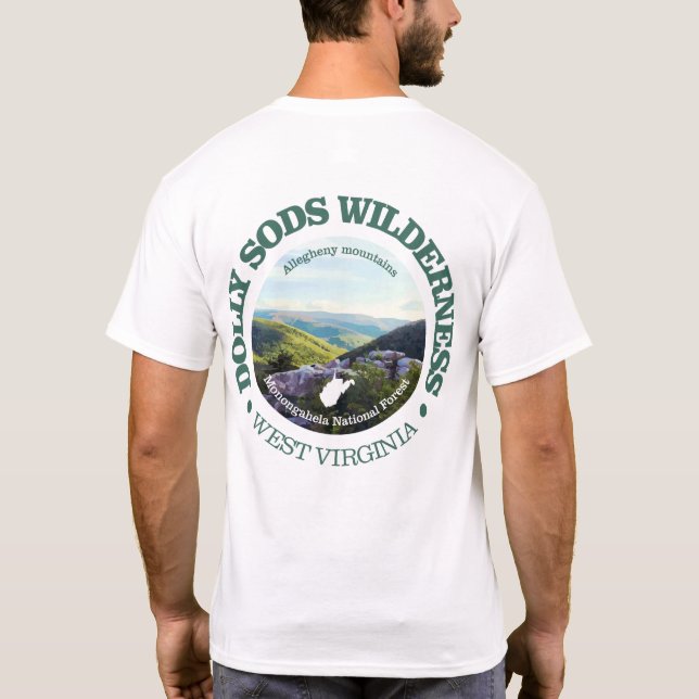 Camiseta Dolly Sods Wilderness Area (Verso)