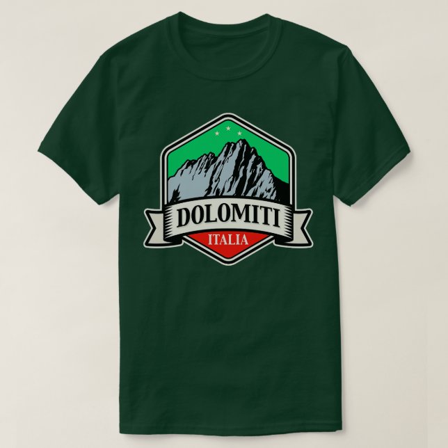 Camiseta Dolomites Mountainhes 1 (Frente do Design)