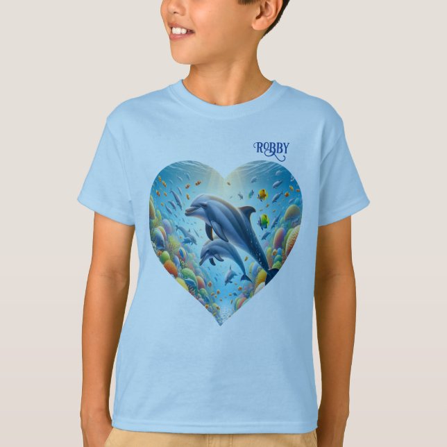Camiseta Dolphin Love Boy (Frente)