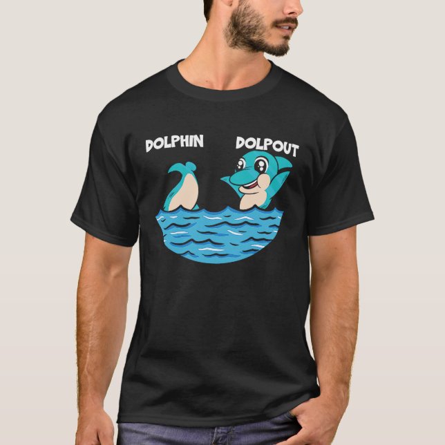 Camiseta Dolphin Lover Marine Biology Underwater Animal 11 (Frente)