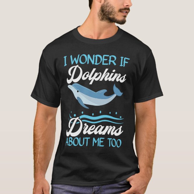 Camiseta Dolphin Lover Marine Biology Underwater Animal 6 (Frente)