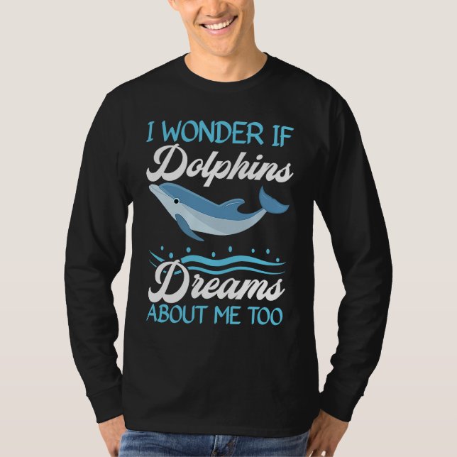 Camiseta Dolphin Lover Marine Biology Underwater Animal 6 (Frente)