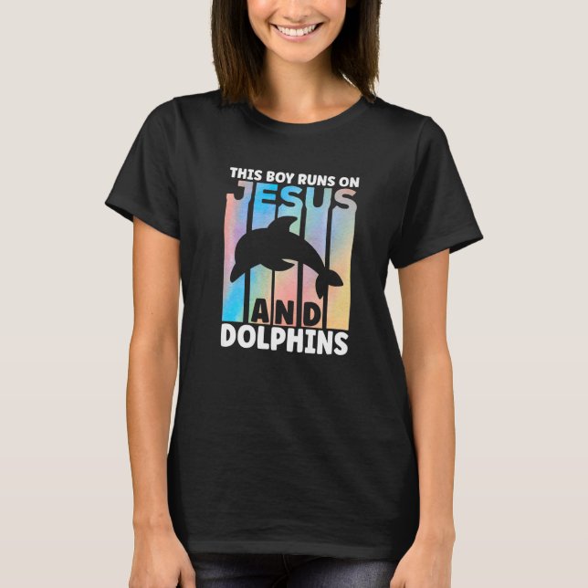 Camiseta Dolphin Outfit for Dolphin Lovers Apparel for Boys (Frente)