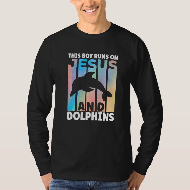 Camiseta Dolphin Outfit for Dolphin Lovers Apparel for Boys (Frente)