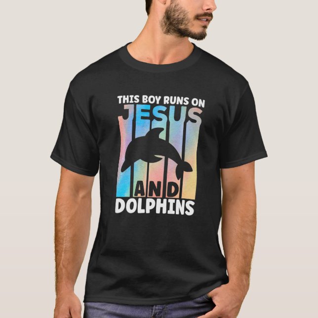 Camiseta Dolphin Outfit for Dolphin Lovers Apparel for Boys (Frente)