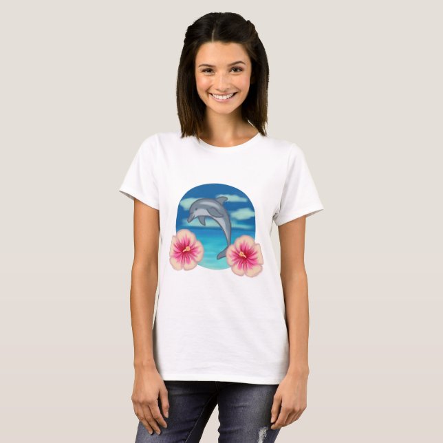 Camiseta Dolphin Paradise (Frente Completa)